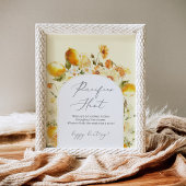 Elegant lemon Pacifier jachtgame Poster