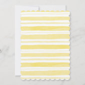 Elegant Lemon Summer Bridal Shower Kaart (Achterkant)