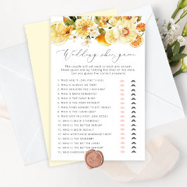 Elegant lemon The bruiloft shoe game