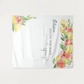 Elegant Lemon Vrijgezellenfeest Tapestry Wandkleed (Voorkant (horizontaal))