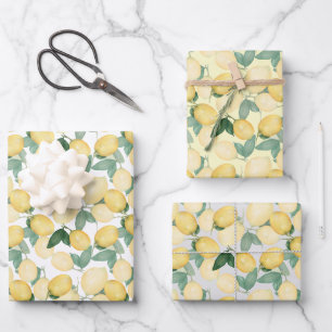 Elegant Lemons Inpakpapier Vel