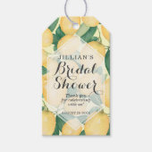 Elegant Lemons Vrijgezellenfeest Hartelijk dank Cadeaulabel (Voorkant)