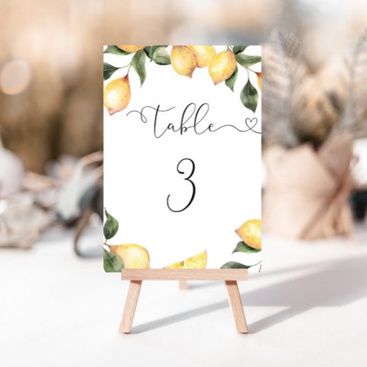 Elegant lemons vrijgezellenfeest kaart