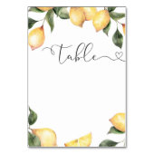 Elegant lemons vrijgezellenfeest kaart (Achterkant)