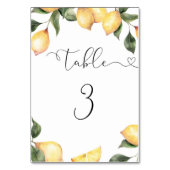 Elegant lemons vrijgezellenfeest kaart (Voorkant)