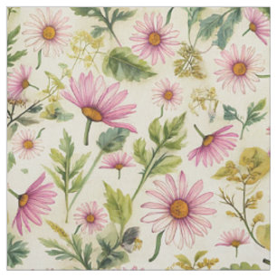 Elegant lente bloemenpatroon stof