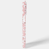 Elegant Leopard Pattern Roos Goud Roze Wit Case-Mate iPhone Case (Achterkant / Rechts)