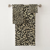 Elegant Leopard Print Bad Handdoek (Insitu)