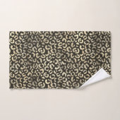 Elegant Leopard Print Bad Handdoek (Handdoek)