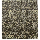 Elegant Leopard Print Douchegordijn (Voorkant)