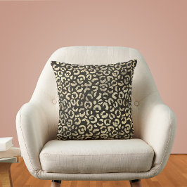 Elegant Leopard Print Kussen