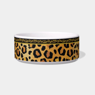 Elegant Leopard Print Voerbakje