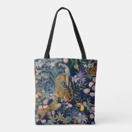 Elegant Leopards jaguars -vogelsoorten Tote Bag
