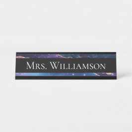 Elegant leraar opvoeders bureau naambordje