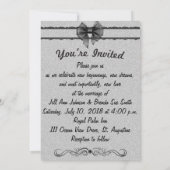 Elegant Lesbian Gay Two Brides Wedding Invitation Kaart (Achterkant)