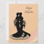 Elegant Lesbian. Weddenschapswedstrijd Kaart (Achterkant)