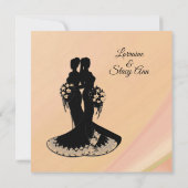 Elegant Lesbian. Weddenschapswedstrijd Kaart (Achterkant)