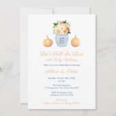 Elegant Let's Herfst in Love Pumpkins Baby shower Kaart (Voorkant)