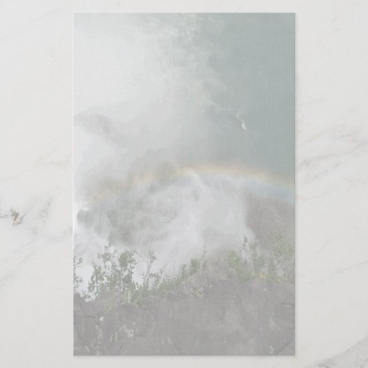 Elegant Letter Paper Stationery Rainbow-Herfsten Briefpapier (Voorkant)