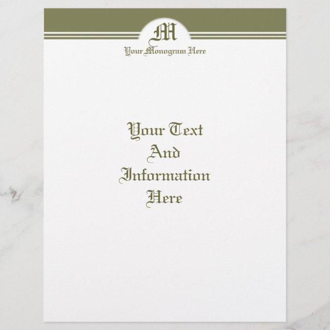 Elegant Letterhead (Voorkant)