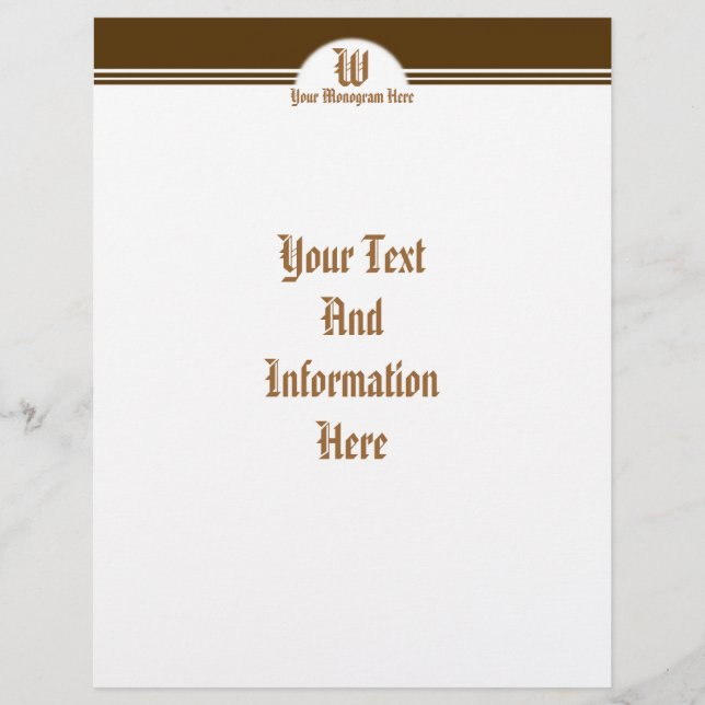 Elegant Letterhead (Voorkant)