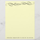 Elegant ~ Letterhead Business Career Job Briefhoofd Ontwerp (Voorkant)