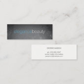 Elegant lettertype / grunge mini visitekaartje (Voorkant / Achterkant)