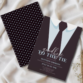 Elegant leuk afscheid van het Stropdas Mannen Kaart