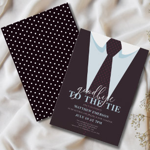 Elegant leuk afscheid van het Stropdas Mannen Kaart