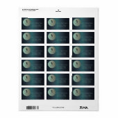 Elegant leuk, grappig kattenmetaal etiket (Full Sheet)