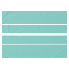 Elegant Leuk Licht Blauwgroen Blauw Wit Racing Str Tafelkleed