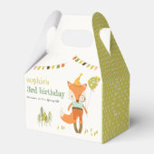 Elegant Leuke Woodland Fun Party Fox Kids Verjaard Bedankdoosjes (Achterkant)