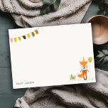 Elegant Leuke Woodland Fun Party Fox Kids Verjaard Notitiekaartje<br><div class="desc">Een schattig Woodland Fun Party Fox Kinder Theme Collectie.- het is een Elegant Simple fun modern Illustration of woodland party fox, ideaal voor uw bosrijke baby shower en kleintjes verjaardagsfeestjes. Het is zeer eenvoudig aan te passen, met uw persoonlijke gegevens. Als u een ander passend product of aanpassing nodig hebt,...</div>