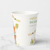 Elegant Leuke Woodland Fun Party Fox Kids Verjaard Papieren Bekers (Links)