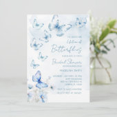 Elegant Leven van Vlinders Vrijgezellenfeest Kaart (Staand voorkant)