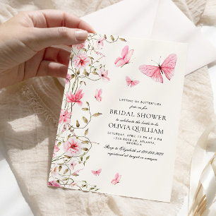 Elegant Leven van Vlinders Vrijgezellenfeest Kaart