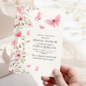 Elegant Leven van Vlinders Vrijgezellenfeest Kaart