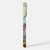 Elegant & Levendig Bloemmotief - Bloei Moedig met  iPhone Hoesje (Rechterkant)