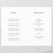 Elegant levensviering-herdenkingsprogramma flyer (Achterkant)