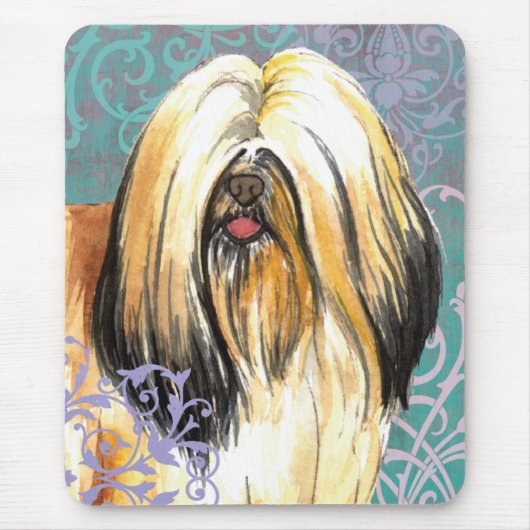 Elegant Lhasa Apso Muismat (Voorkant)