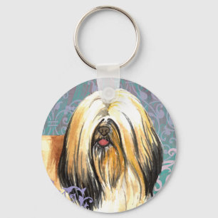 Elegant Lhasa Apso Sleutelhanger