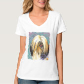 Elegant Lhasa Apso T-shirt (Voorkant)