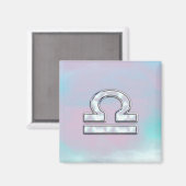 Elegant Libra Zodiac Sign Moeder parelstijl Magneet (Voorkant / Achterkant)