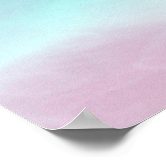 Elegant Libra Zodiac Sign Moeder parelstijl Poster (Hoek)