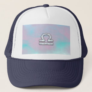 Elegant Libra Zodiac Sign Moeder parelstijl Trucker Pet