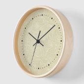 Elegant licht beige  bloemmotief paisley (Hoek)