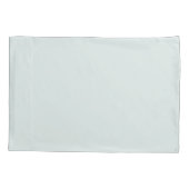 Elegant licht Blauwgroen groen effen kleur Kussensloop (Achterkant-Links)