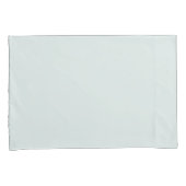 Elegant licht Blauwgroen groen effen kleur Kussensloop (Voorkant-Rechts)