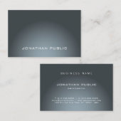 Elegant licht en schaduw modern design Luxe Visitekaartje (Voorkant / Achterkant)