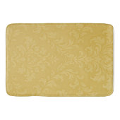 Elegant licht goud barok damast badmat (Voorkant)